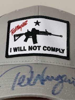 Ted Nugent Autographed Tactical Hat